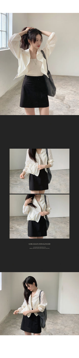 Detail Cotton Skirt - 4 sizes