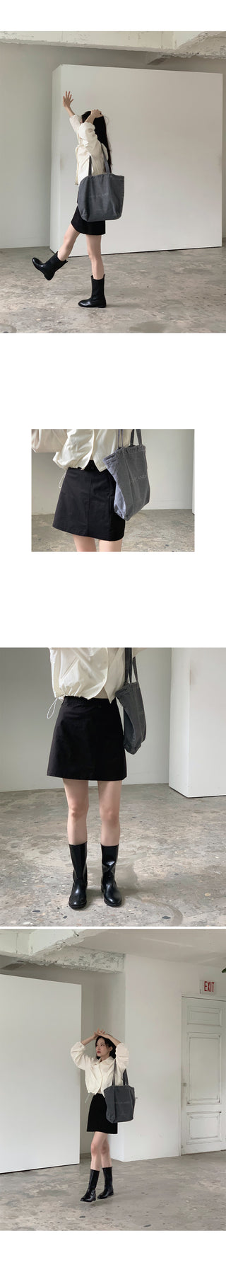 Detail Cotton Skirt - 4 sizes