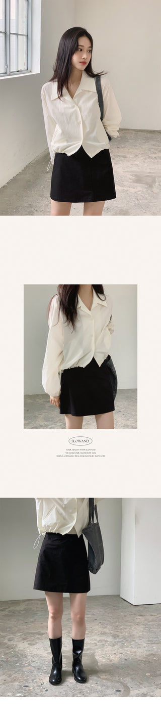 Detail Cotton Skirt - 4 sizes