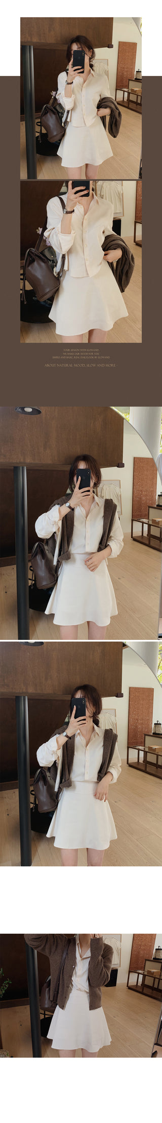 Flared skirt (set-up) - 3 sizes