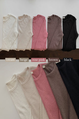 Slim Rib T-Shirt - 5 Colors