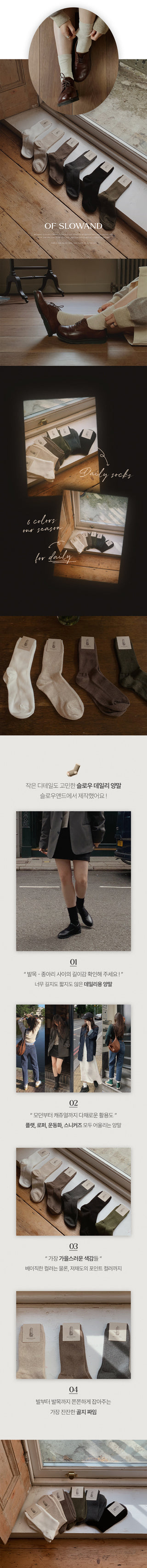 Daily Socks - 6 Colors