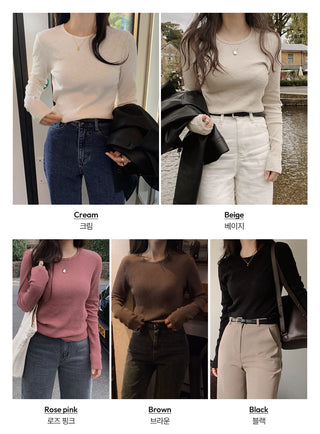 Slim Rib T-Shirt - 5 Colors