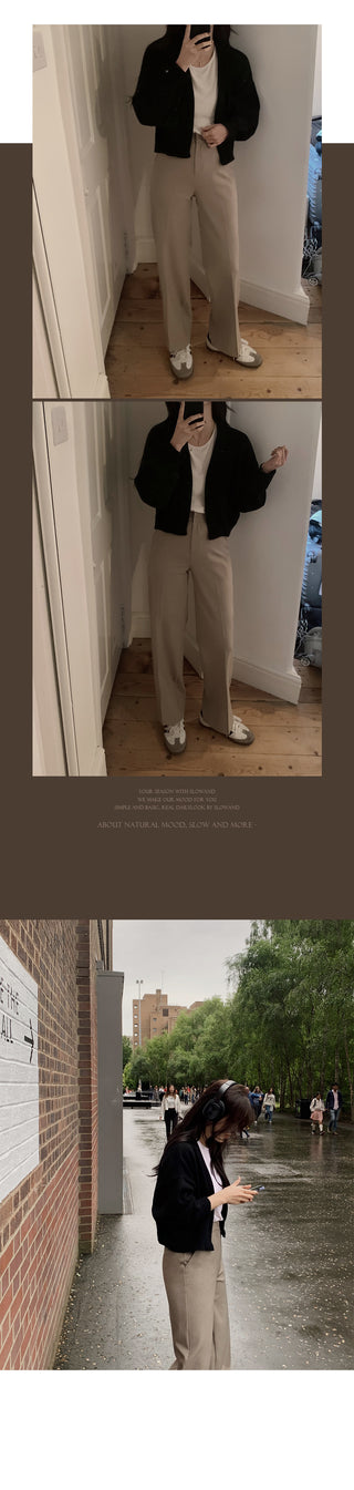 (basic/long) Straight slacks - 4 sizes