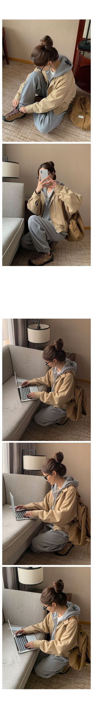 Neff Waffle Hooded Parka
