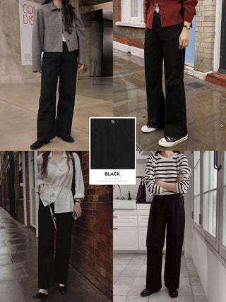 (Basic/Long/Over 10,000 sold) Wide Cotton Pants - 4 sizes