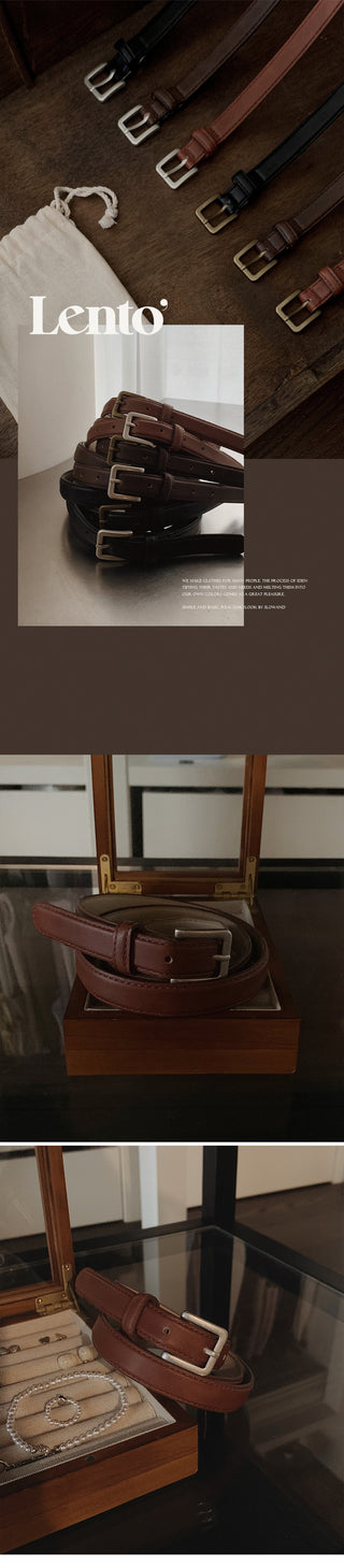 #LENTO. Square Belt - 3 colors