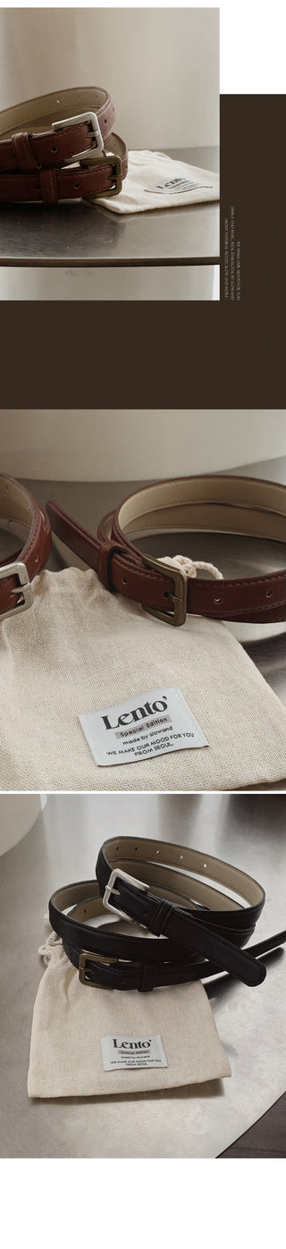 #LENTO. Square Belt - 3 colors