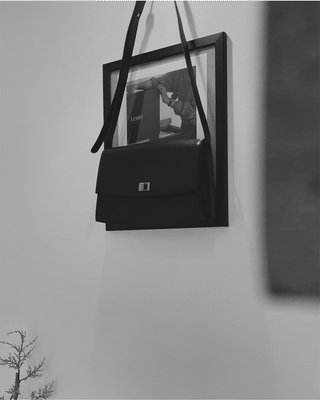#LENTO. Classic leather bag-2color
