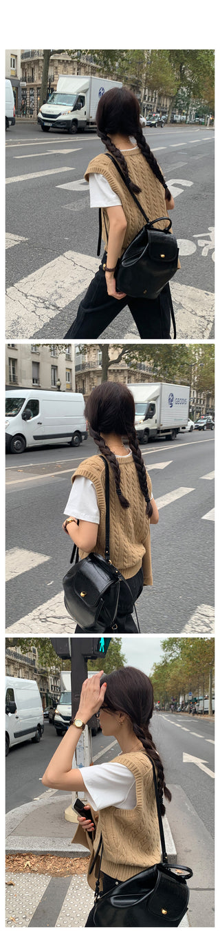 Minute Cable Knit Vest