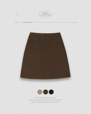 Button-point peach skirt - 3 sizes