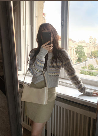 Button-point peach skirt - 3 sizes
