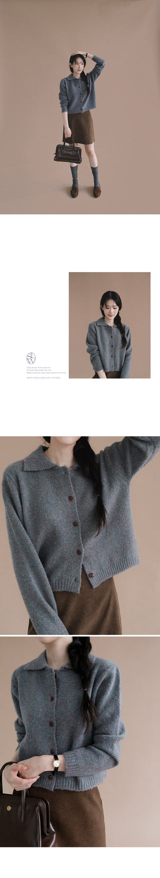 Button-point peach skirt - 3 sizes