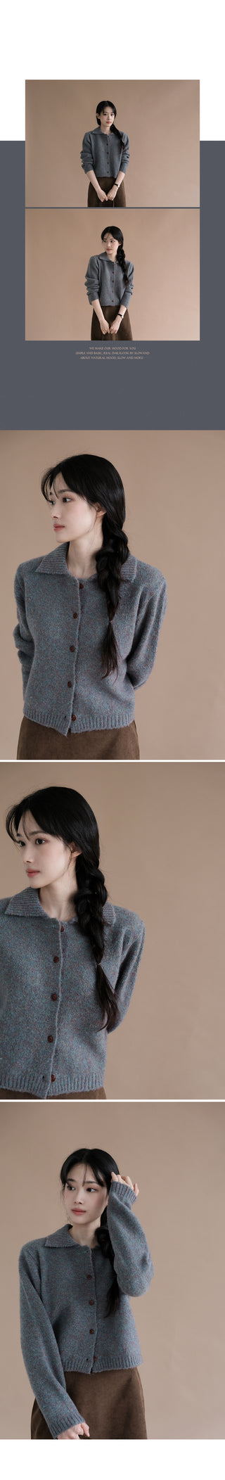 Button-point peach skirt - 3 sizes