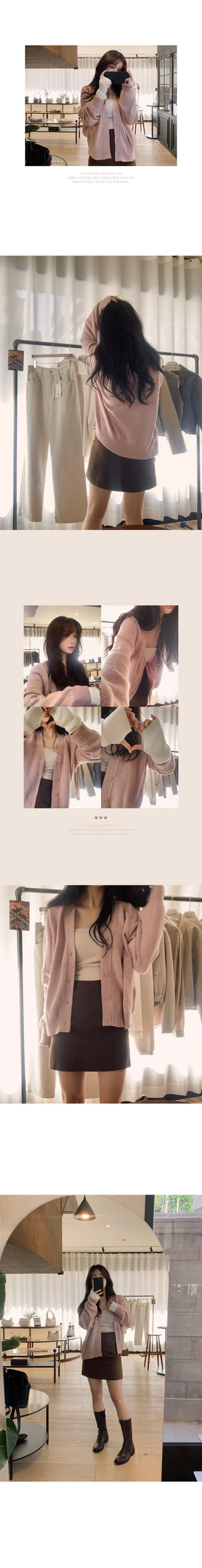 Button-point peach skirt - 3 sizes