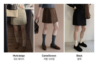 Button-point peach skirt - 3 sizes