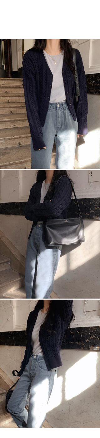 Cable Cardigan - 4 colors