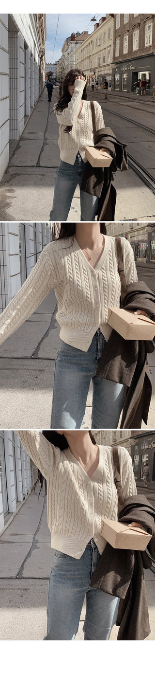 Cable Cardigan - 4 colors