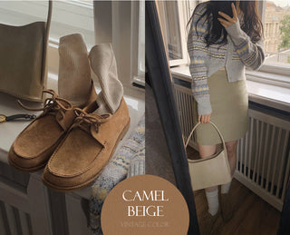 #LENTO. Mocca suede Shoes-3color