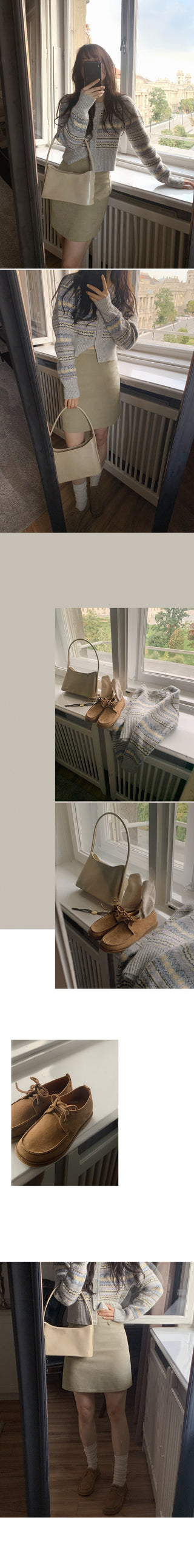 #LENTO. Mocca suede Shoes-3color