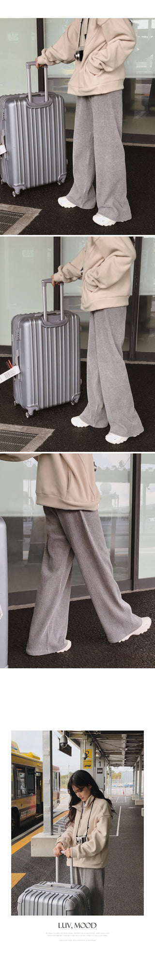 (basic/long) Corduroy Training Pants - 4 colors