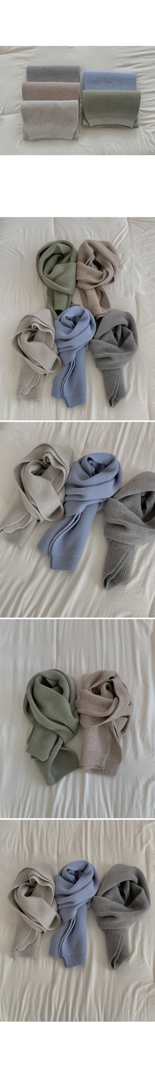 Knitted Scarf - 5 colors