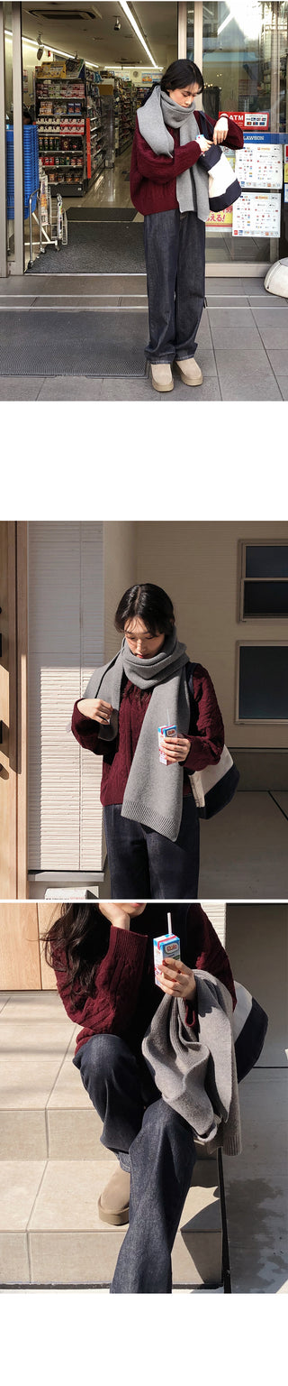 Knitted Scarf - 5 colors