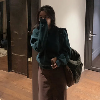 Fleece-lined sweatshirt