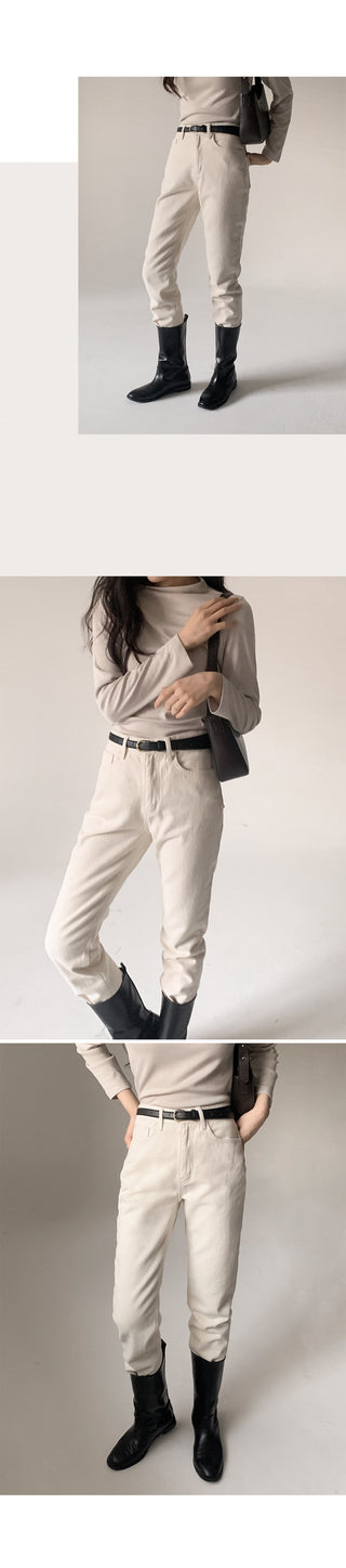 Cotton pants (with fleece lining) - 2 colors