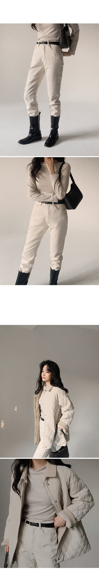 Cotton pants (with fleece lining) - 2 colors