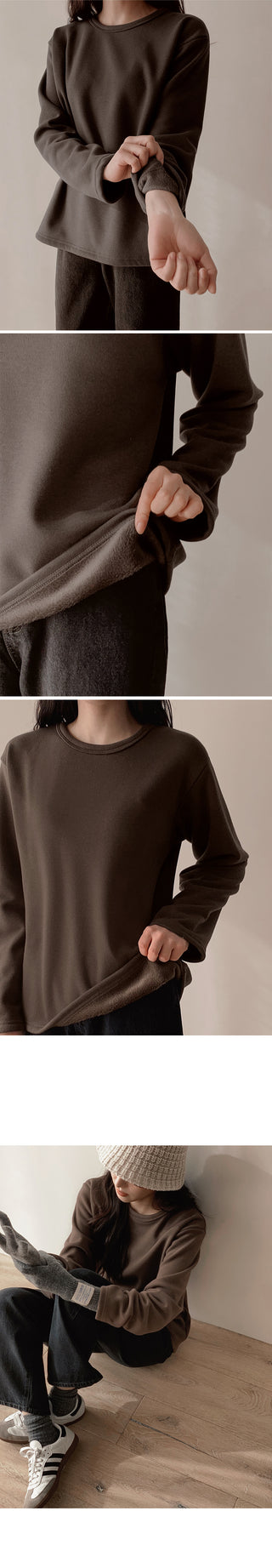 Winter brushed T-shirt - 5 colors