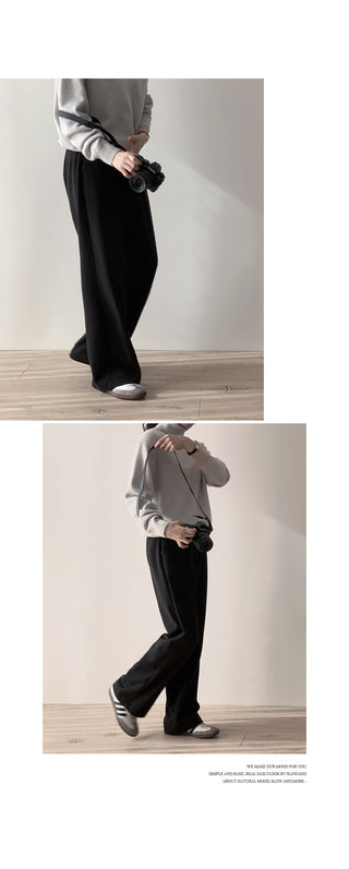 (basic/long) Wide Warmer Slacks - 4 sizes