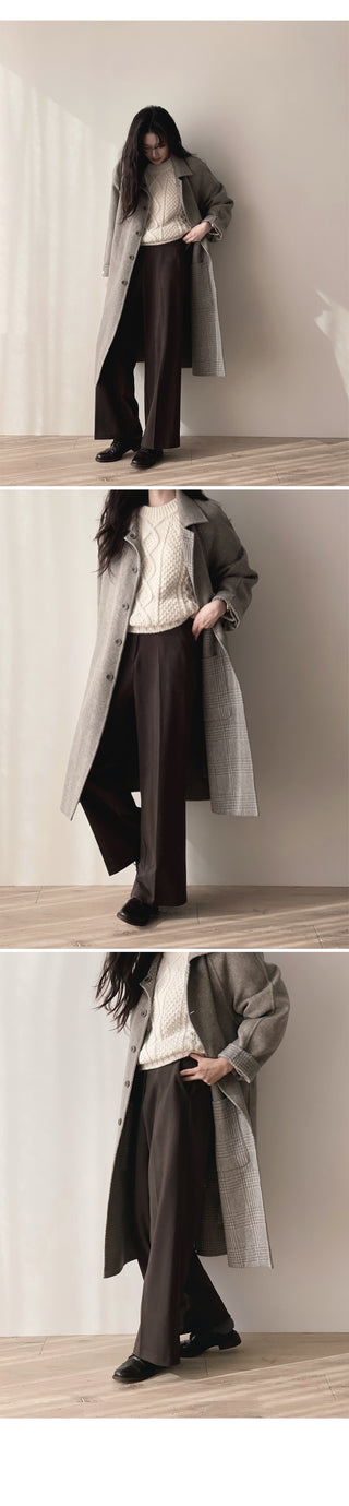(basic/long) Wide Warmer Slacks - 4 sizes