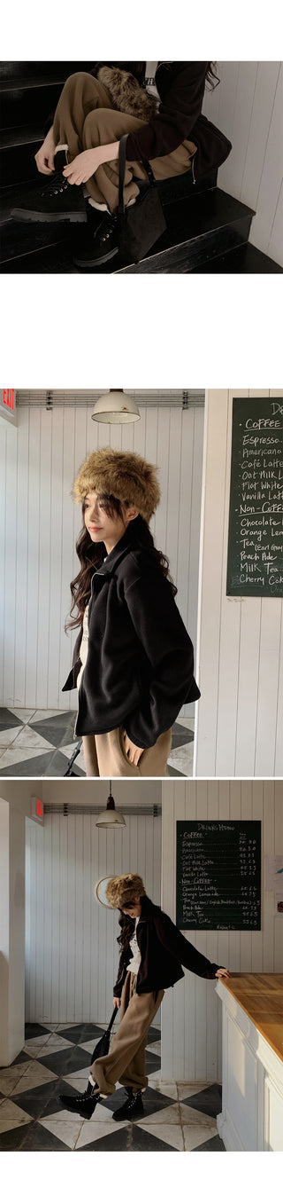 Loose-fit fleece hoodie - 3 colors