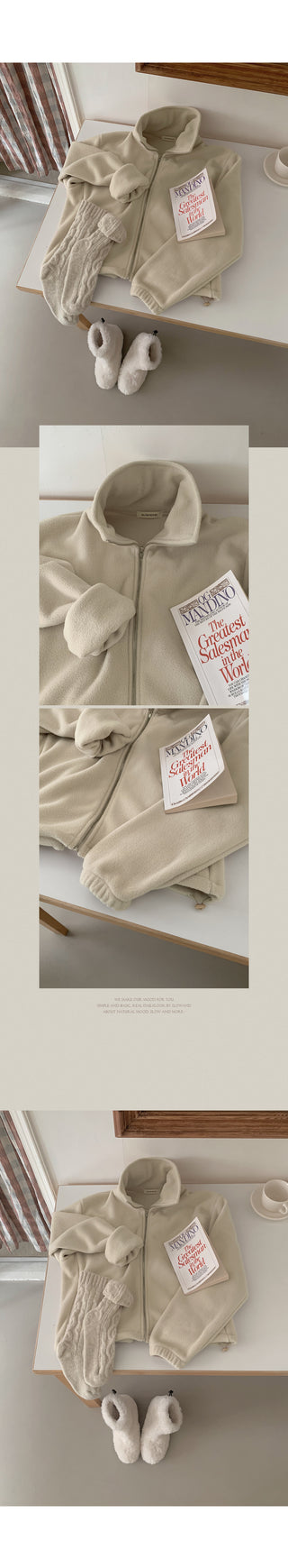 Loose-fit fleece hoodie - 3 colors