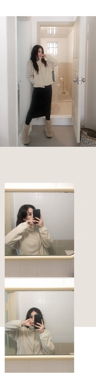 Loose-fit fleece hoodie - 3 colors