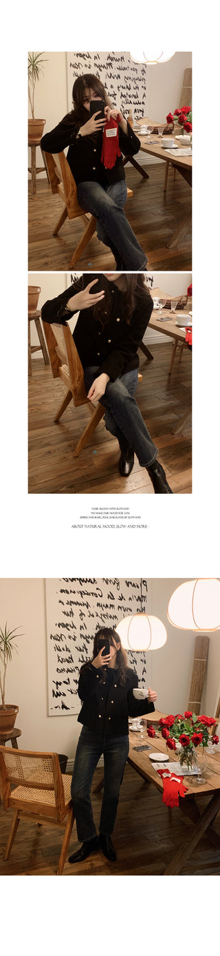 (basic/long) Brushed-back vintage denim - 4 sizes