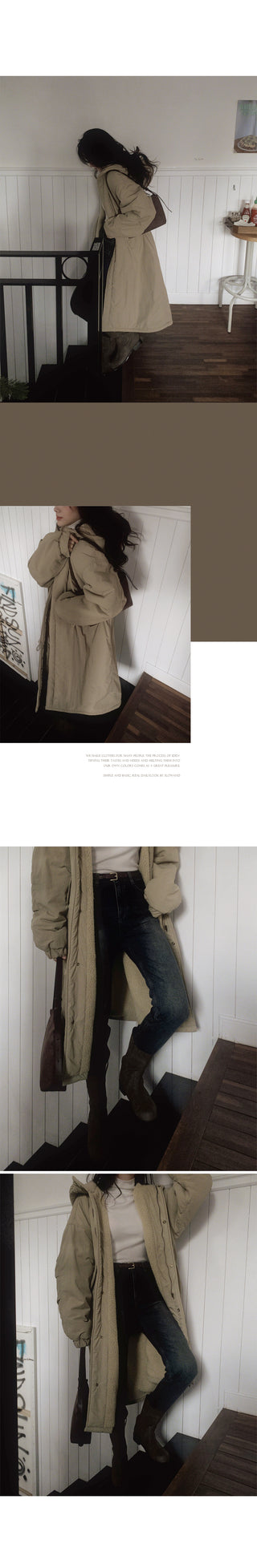 (basic/long) Brushed-back vintage denim - 4 sizes