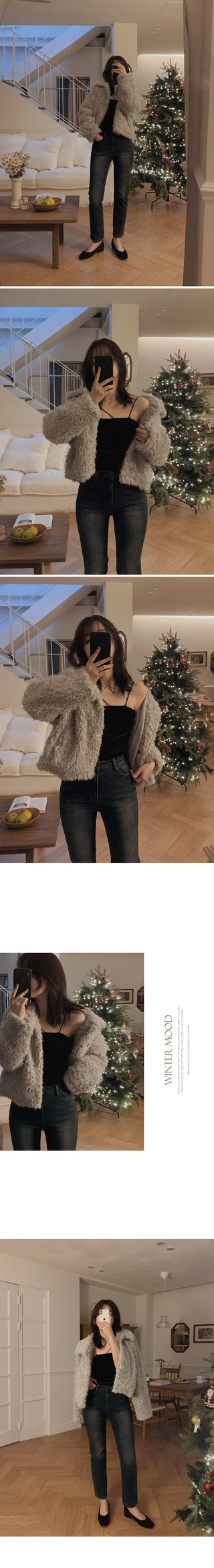 (basic/long) Brushed-back vintage denim - 4 sizes
