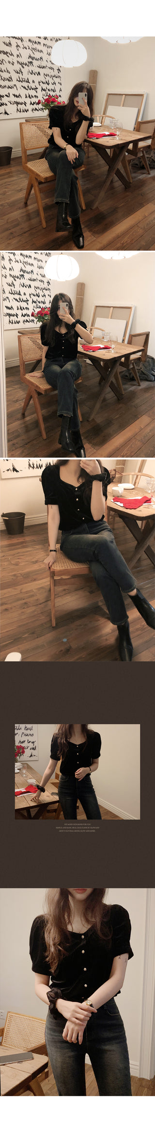 (basic/long) Brushed-back vintage denim - 4 sizes