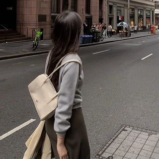 #LENTO. Baguette Tote Bag-4color