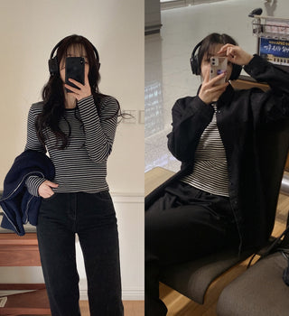 Striped T-shirt - 3 colors
