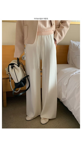 Spring Wide Knit Pants (4 colors)