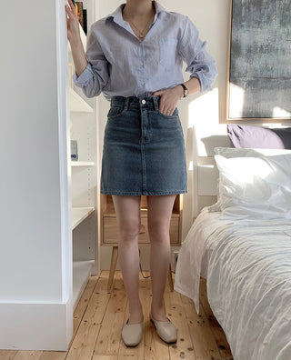 Denim skirt - 2 colors