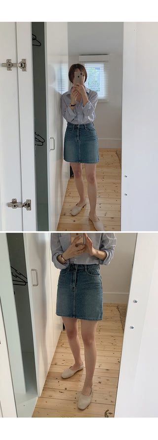 Denim skirt - 2 colors