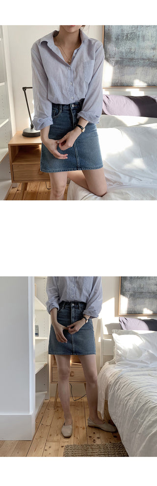 Denim skirt - 2 colors
