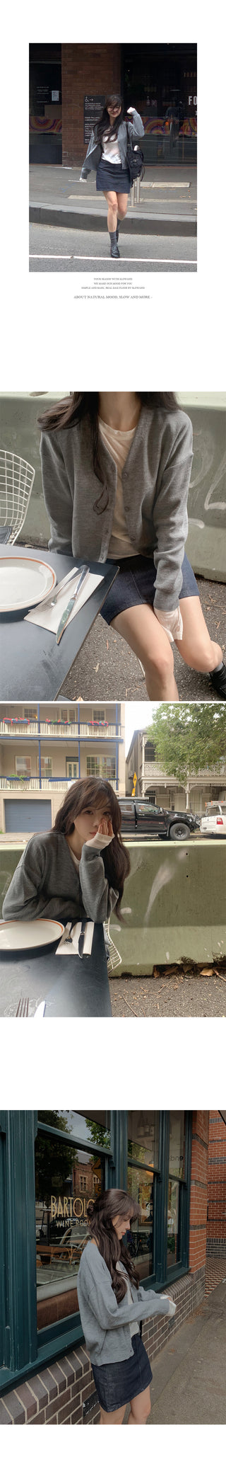 (Color transfer prevention) Raw denim skirt - 3 sizes