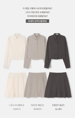 Flared skirt (set-up) - 3 sizes