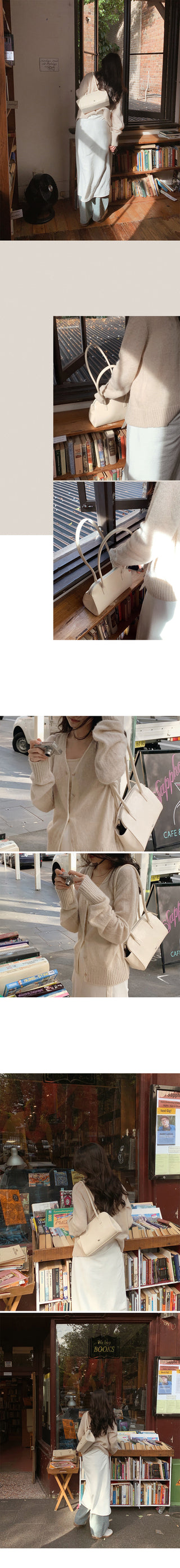 #LENTO. Baguette Tote Bag-4color