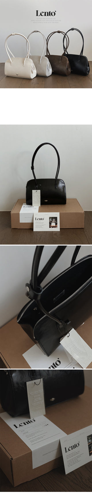 #LENTO. Baguette Tote Bag-4color